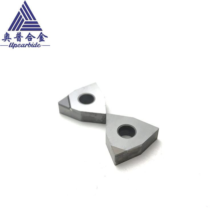 Ferramentas de Corte para Torneamento de Materiais Duros Wnmg080404 Insertos Sólidos de CBN de Carbeto para Ferro Fundido e Aço