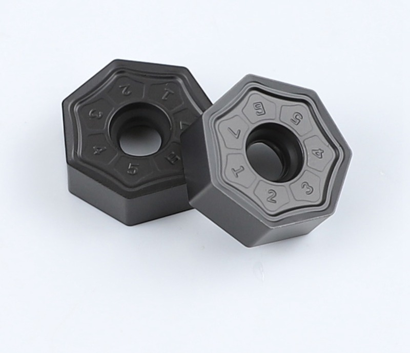Xnmu070508-mm Inserto de Fresagem Indexável de Carboneto Duplo Lado Negativo Heptagonal Ferramentas de Corte de Metal Rotativas