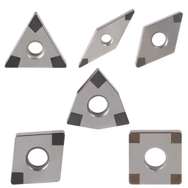 Ferramenta de Máquina CNC Wyk E6 Cortador de Fresagem PCD Sólido Full CBN Inserções de Corte PCBN para Torneamento Duro Inserções de Torneamento CNC Cnmg120408 Inserções Padrão China