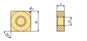 Insertos de Corte de Carboneto CNC Snmg Inserções Quadradas Negativas para Acabamento ou Médio Smmg 120404 120408 120412
