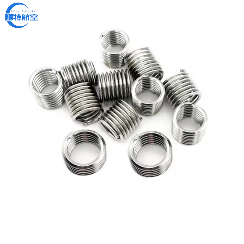Métrica M3 Inserto de Rosca de Aço Inoxidável 304 Sem Lateral para Reparação de Rosca