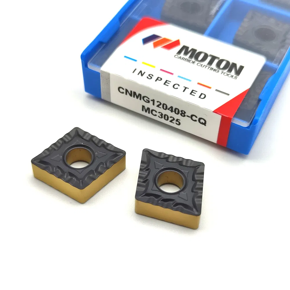 Ferramentas de Torneamento CNC com Cnmg120404 Cnmg120408 Cnmg120412 Inserts Revestidos PVD/CVD Inserts Negativos para Semifinalização
