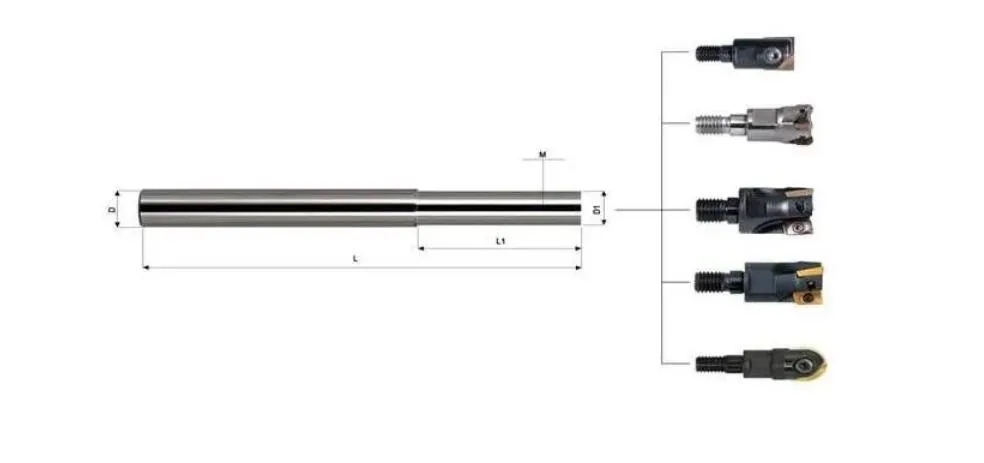 Máquina de Torneamento CNC Ferramenta de Torneamento Interno de Carboneto de Tungstênio Barras de Boring