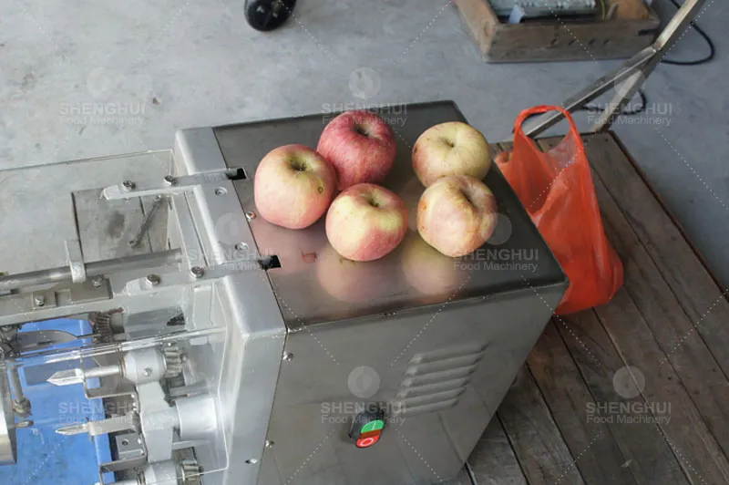 Máquina Comercial de Descascar, Coração e Cortar Frutas, Maçã e Pera, Máquinas de Separação
