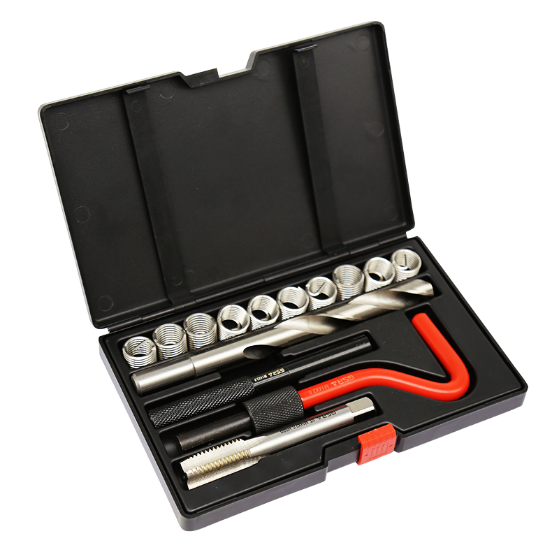 Ferramenta de Instalação Manual para Inserções Rosqueadas de Fio em Bobina, Kit de Reparação de Rosca Heli Coil
