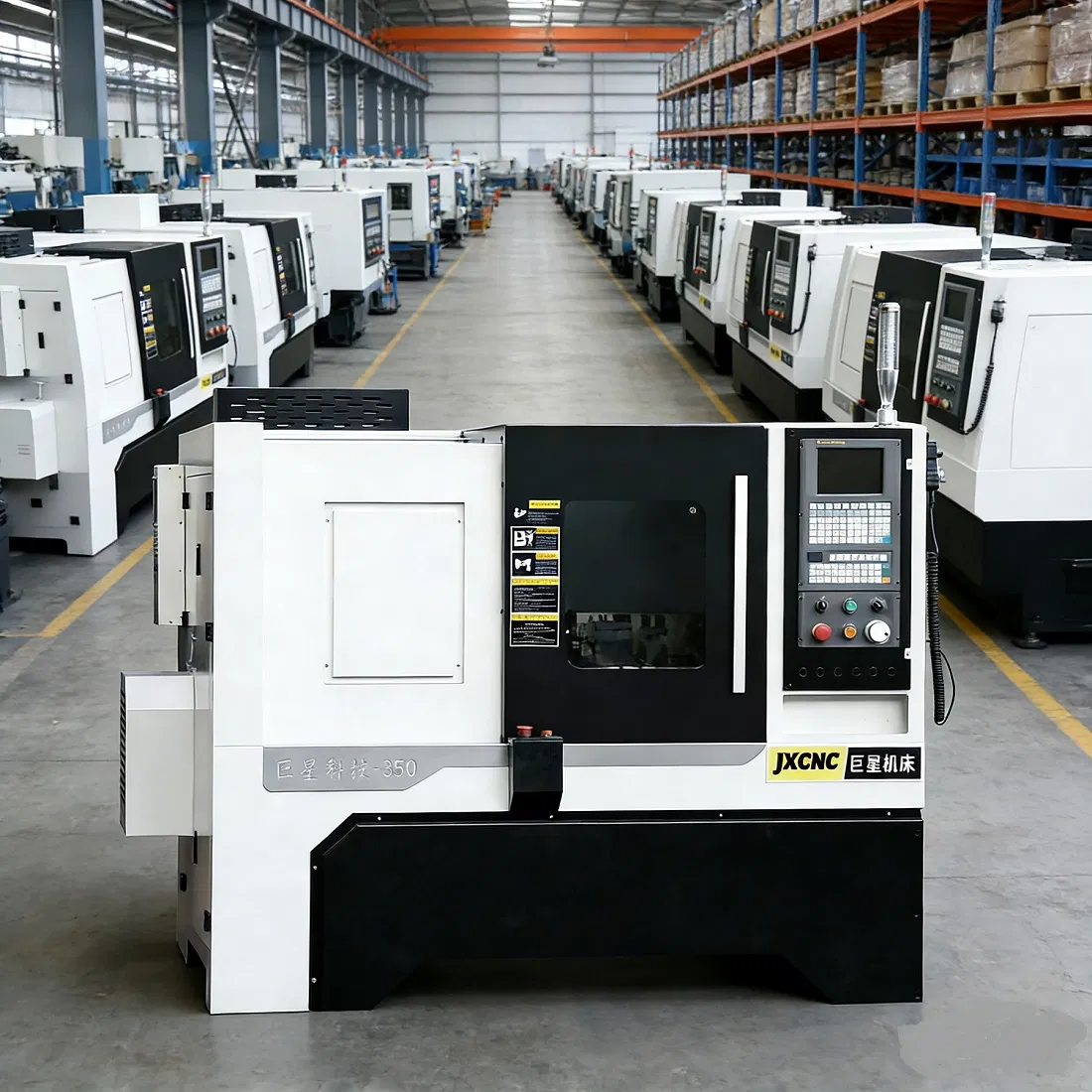 Máquina de Torneamento CNC GSK Alta Precisão Função de Fresagem Opcional