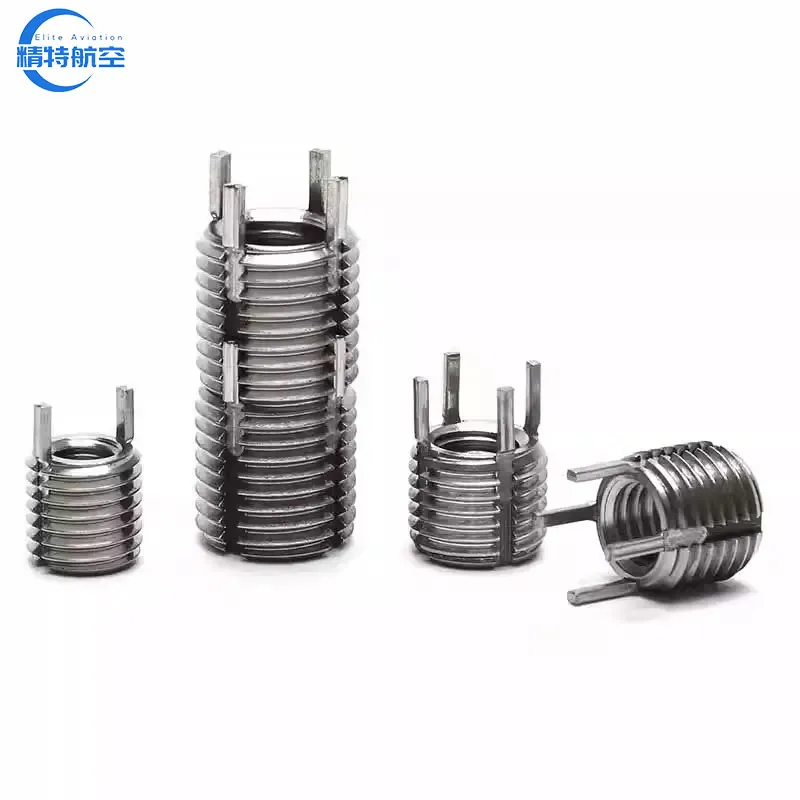M5 M6 M8 304SUS Inserções de Rosca com Fechadura para Bush Threaded Keysert