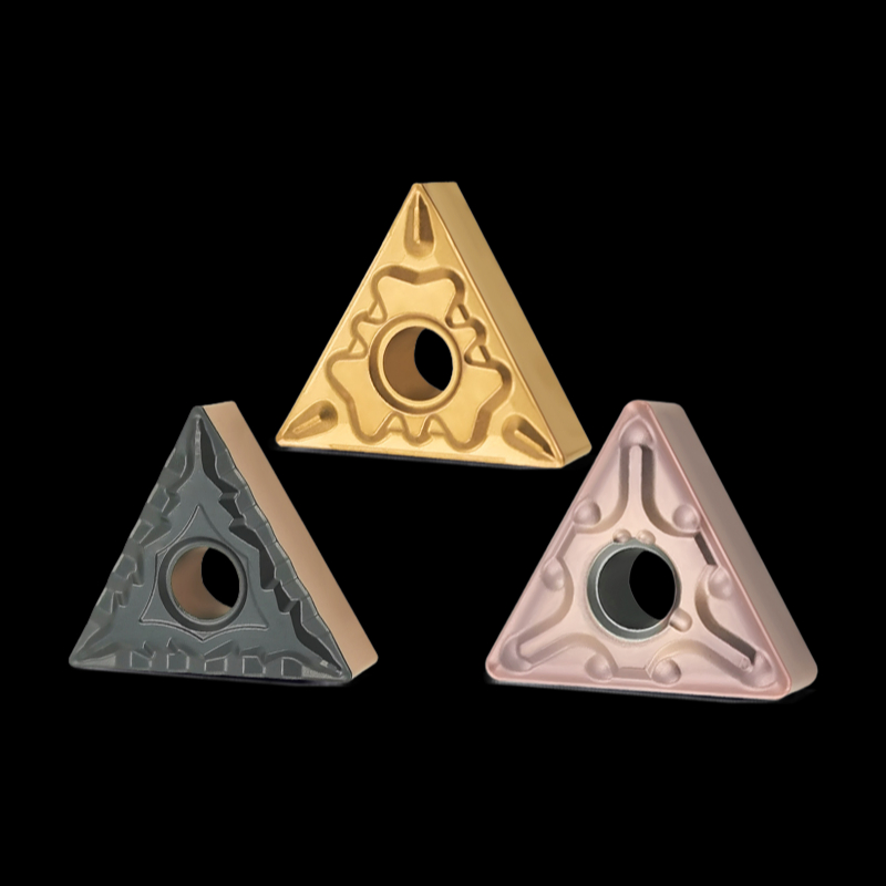 Insertos de Torneamento Triangulares Negativos Tnmg 160412 Usados para Aplicação de Torneamento