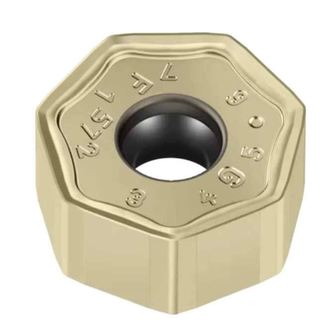 Fresamento de Face Inserto de Fresagem Sete Lados com Rake Negativo Xnmu070508-mm F57 Dl1008 Xngu0705ann-mm3 Disco de Cortador de Fresagem de Alta Alimentação Xngx Desbaste de Lado Único 8-Sided