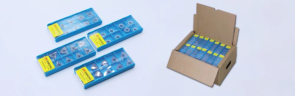 Embalagem interna de insertos