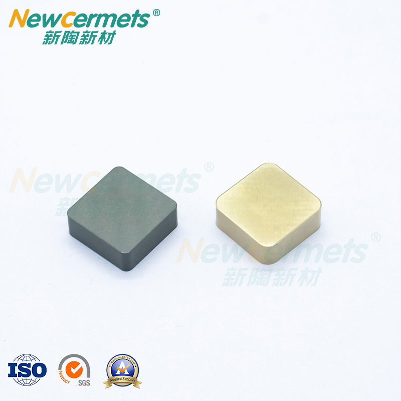 Inserto de Diamante 80 Grau Negativo Cerâmico com Bigodes para Torneamento