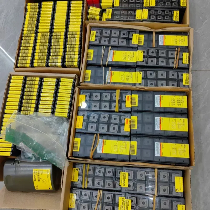 Inserções de Corte de Carboneto Negativas de Alta Precisão em Forma de Quadrado Gesac Cnmg120404-Qfgp1120 para Aço Inoxidável