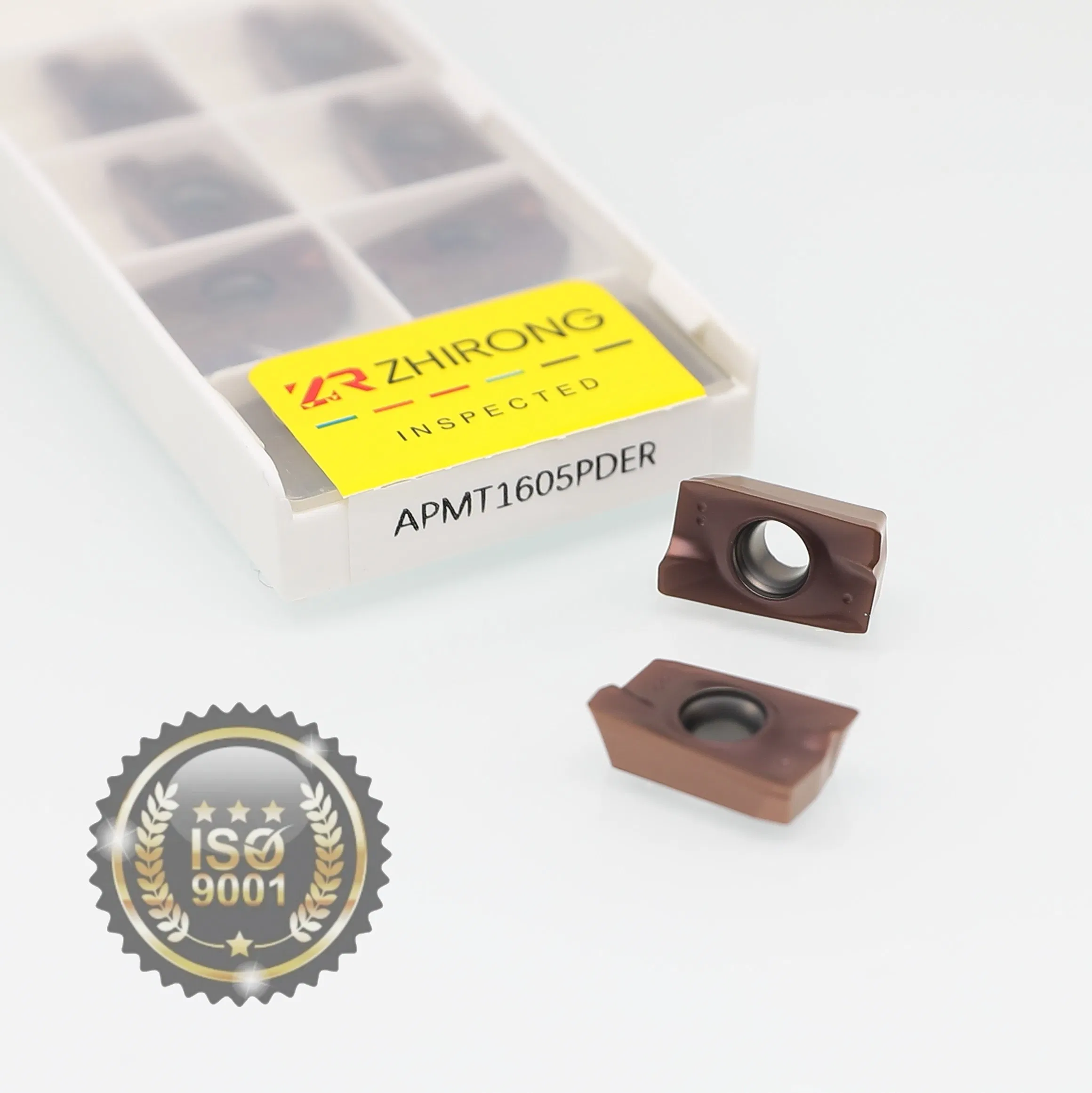 Zhirong Apmt1605pder Ferramentas de Corte com Insertos CNC Design de Ângulo Negativo Duplo Lado