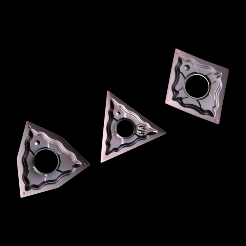 Insertos de Torneamento Triangulares Negativos Tnmg 160412 Usados para Aplicação de Torneamento