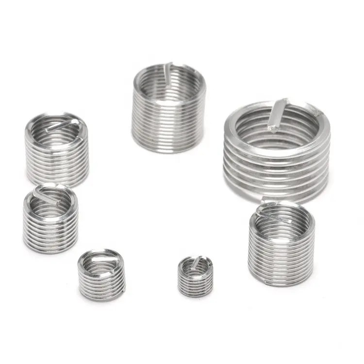 M2 M2*4*1d 1.5D 2D 304stainless Inserções de Fio Metálico de Aço com Trava