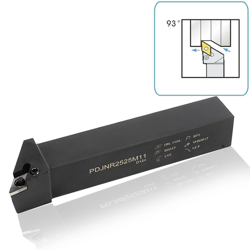 Suporte de Ferramenta de Torneamento Externo Sandhog para Torno CNC com Inserto de Carboneto de Tungstênio