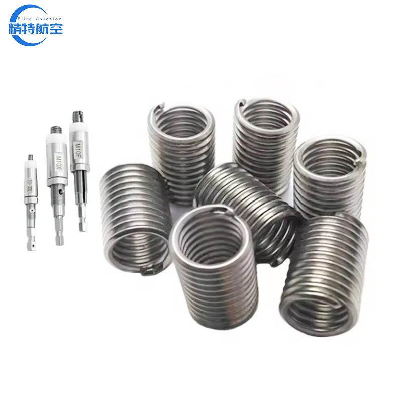 Métrica M3 Inserto de Rosca de Aço Inoxidável 304 Sem Lateral para Reparação de Rosca