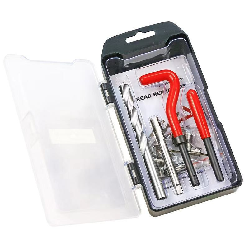 Ferramenta de Instalação Manual para Inserções Rosqueadas de Fio em Bobina, Kit de Reparação de Rosca Heli Coil