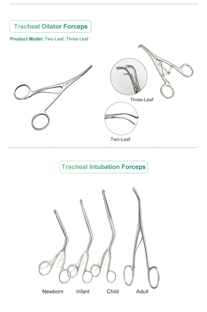 Forcep de Segurar Língua em Aço Inoxidável com Inserções de Borracha para Instrumentos Médicos Cirúrgicos