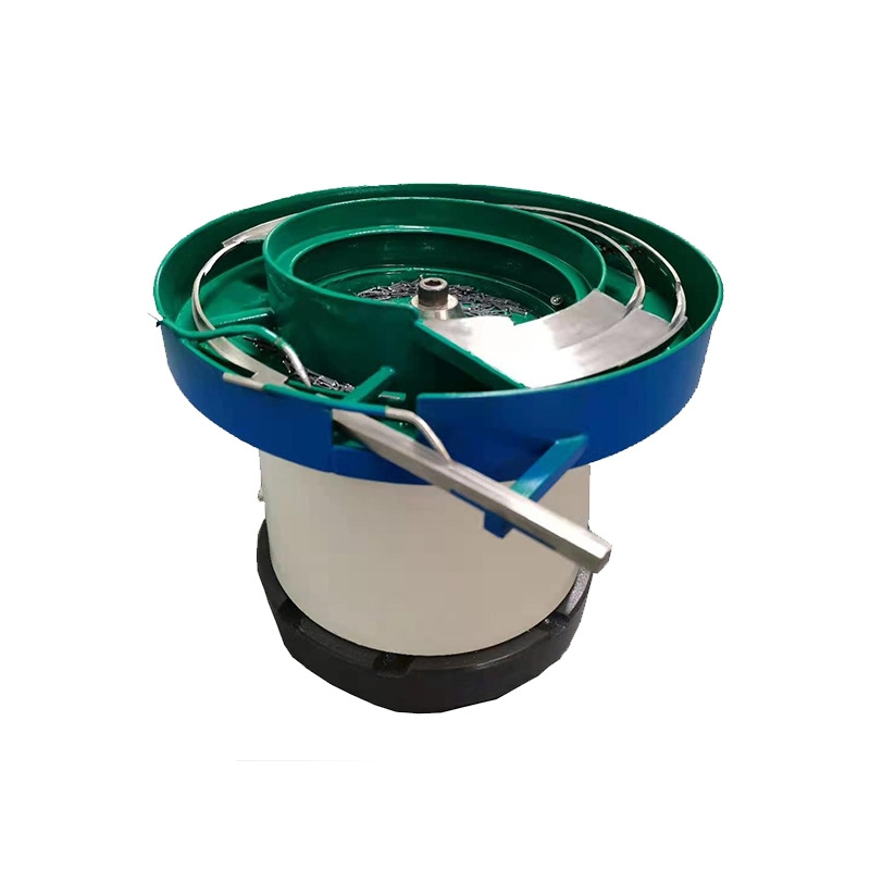 Alimentador vibratório em forma de tigela para montagem de eletrodomésticos de mesa