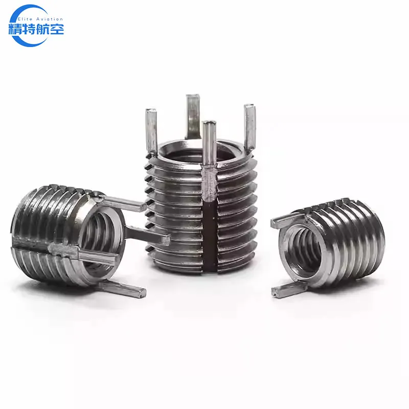 M5 M6 M8 304SUS Inserções de Rosca com Fechadura para Bush Threaded Keysert