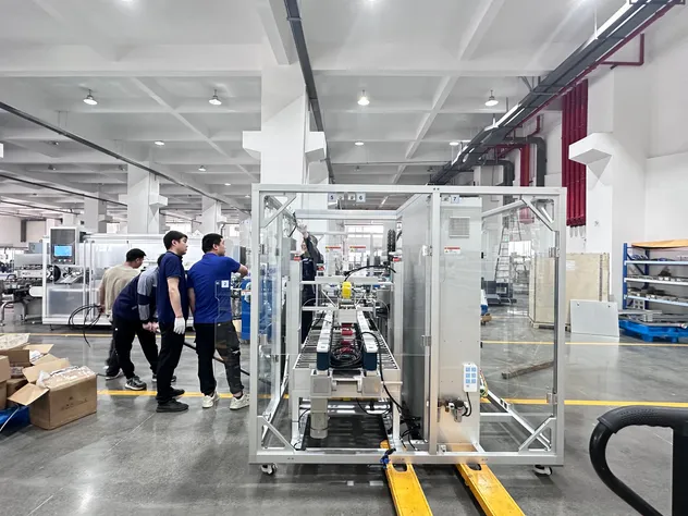 Sistema Automático de Encartonamento Eficiente para Soluções de Caixas Farmacêuticas