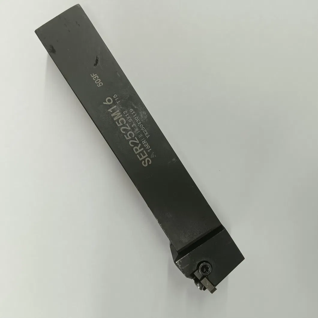 Ser020K16 Ser2525m16 Ser1616h16 Perfil de Dente Círculo Positivo e Negativo CNC Ferramenta de Torneamento de Rosca Externa Suporte de Ferramenta de Furo Interno