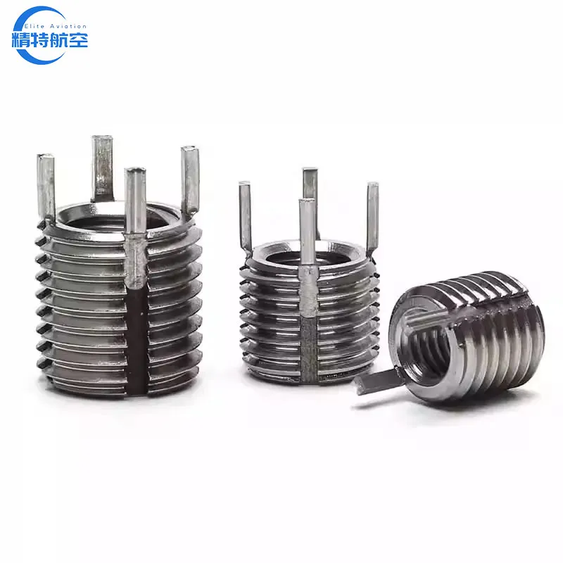 M5 M6 M8 304SUS Inserções de Rosca com Fechadura para Bush Threaded Keysert