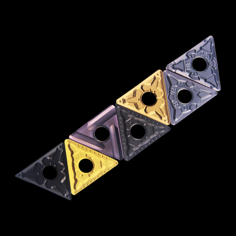 Insertos de Torneamento Triangulares Negativos Tnmg 160412 Usados para Aplicação de Torneamento