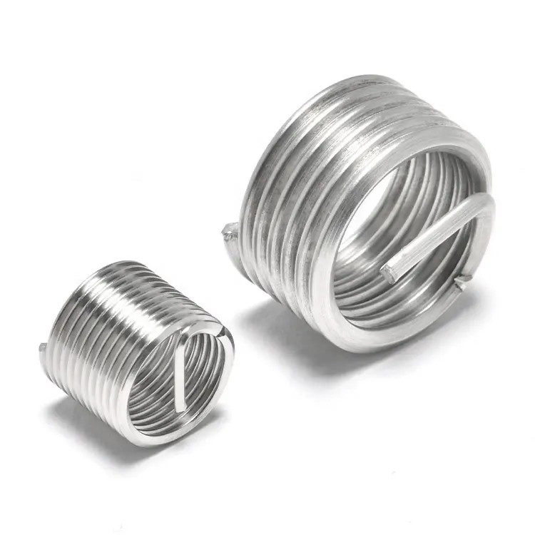 M2 M2*4*1d 1.5D 2D 304stainless Inserções de Fio Metálico de Aço com Trava