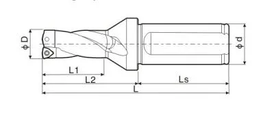 Furadeira Indexável CNC Lathe 2D-5D Wc/Sp Barra de Boring Personalizada