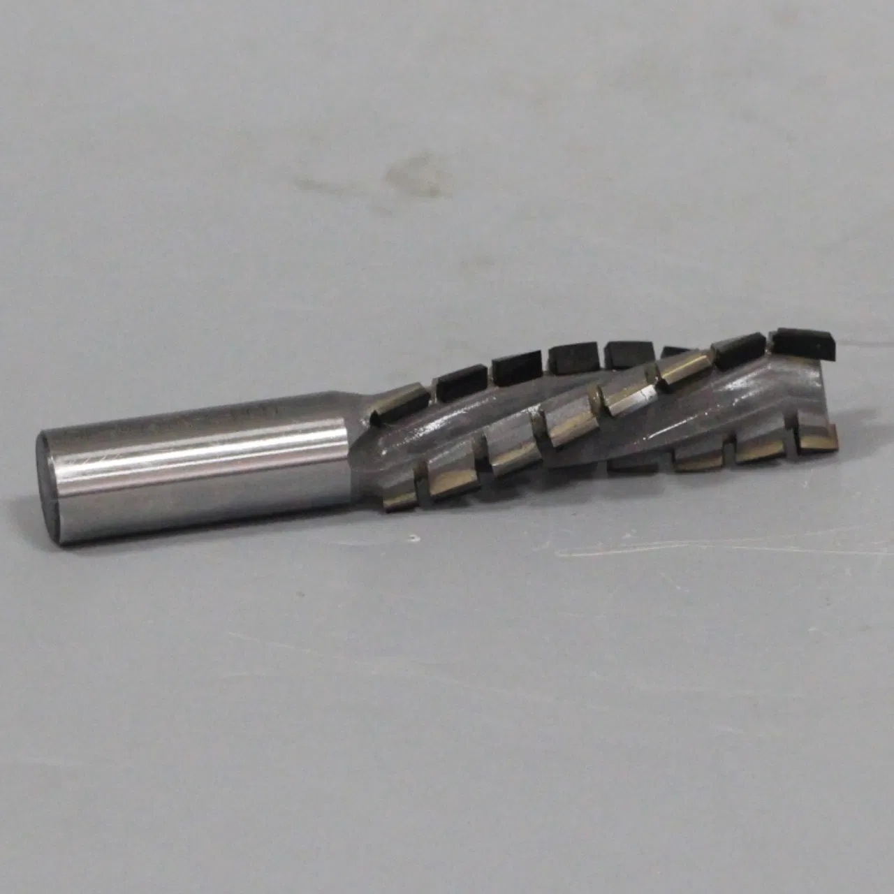 Cortador de Fresagem CNC de Madeira PCD de Diamante com Duas Lâminas, Haste Espiral, Limpeza de Fundo, Ferramentas de Torneamento de Madeira, Fresadora CVD