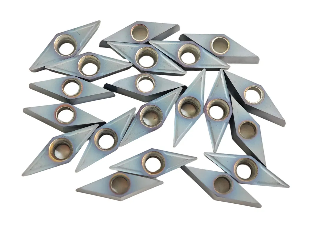Inserções Rombicas Peças de Torneamento CNC