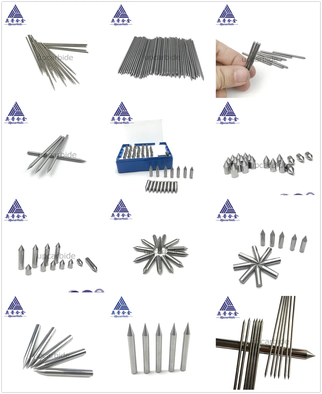 Dimensões Agulha de Carboneto de Tungsténio