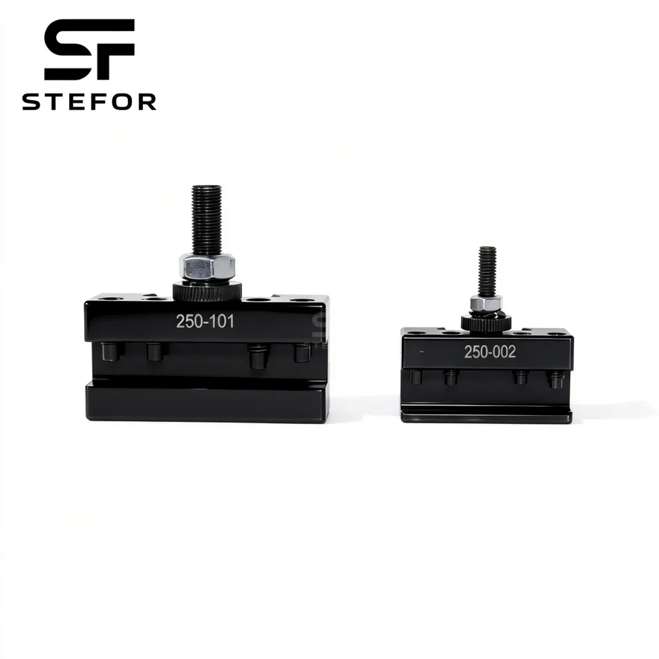Suporte de Ferramenta de Torno de Aço Liga Endurecido 250-101 OEM ODM para Torno de Bancada Americano, Torneamento Externo e Fresagem