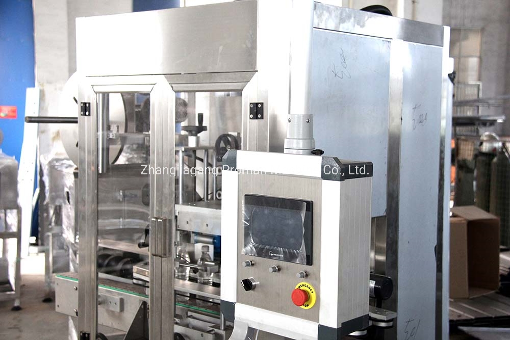 Máquina de Embalagem de Rótulo de Manga Retrátil para Bebida Carbonatada em Garrafa PET