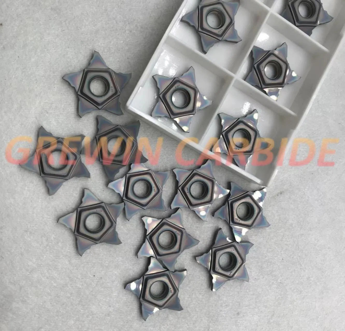 Inserto de Torneamento de Tungstênio Carbureto de Alto Desempenho Grewin 24n200p020 Gr958 Personalizado