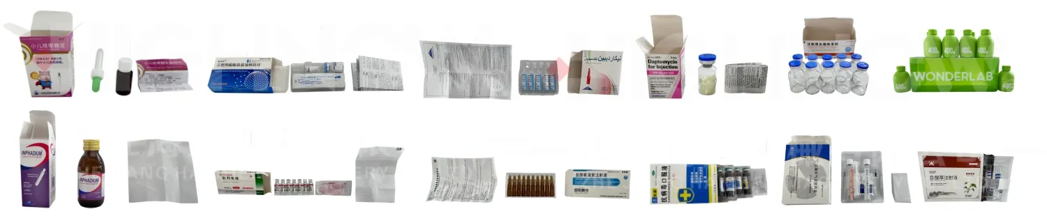 Sistema Automático de Encartonamento Eficiente para Soluções de Caixas Farmacêuticas