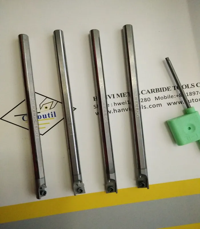 Cortador C08K-Sclcr06 Barra de Perfuração de Carboneto Haste de Carboneto para Ferramentas de Torneamento Interno