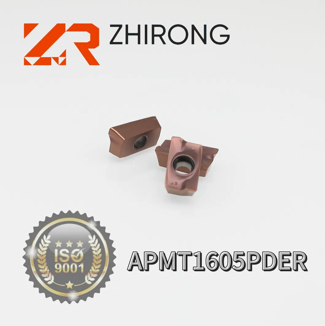 Apmt1605pder Ferramentas de Corte com Insertos CNC Design de Ângulo Negativo Duplo Lado