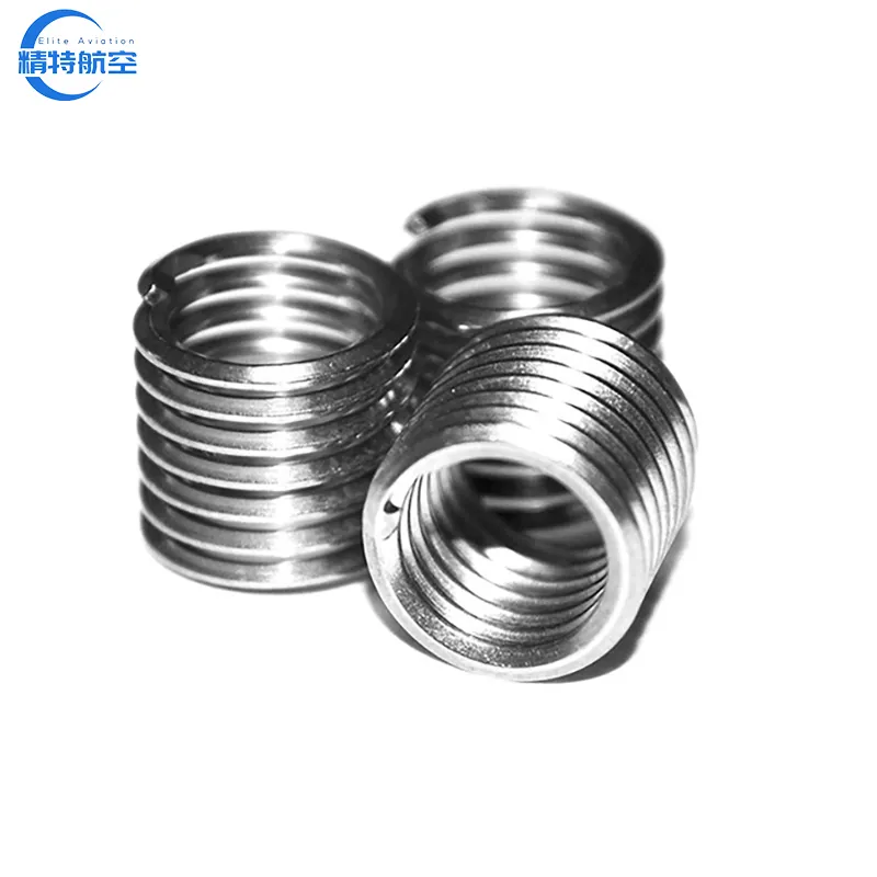 Métrica M3 Inserto de Rosca de Aço Inoxidável 304 Sem Lateral para Reparação de Rosca