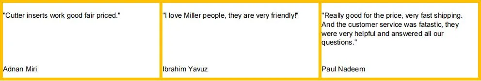 Avaliações dos Clientes