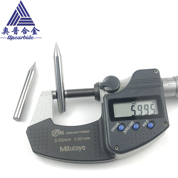 Diâmetro 6mm Comprimento 50mm Dureza De 90.5~94hra Aço Wc Carboneto de Tungstênio Agulha