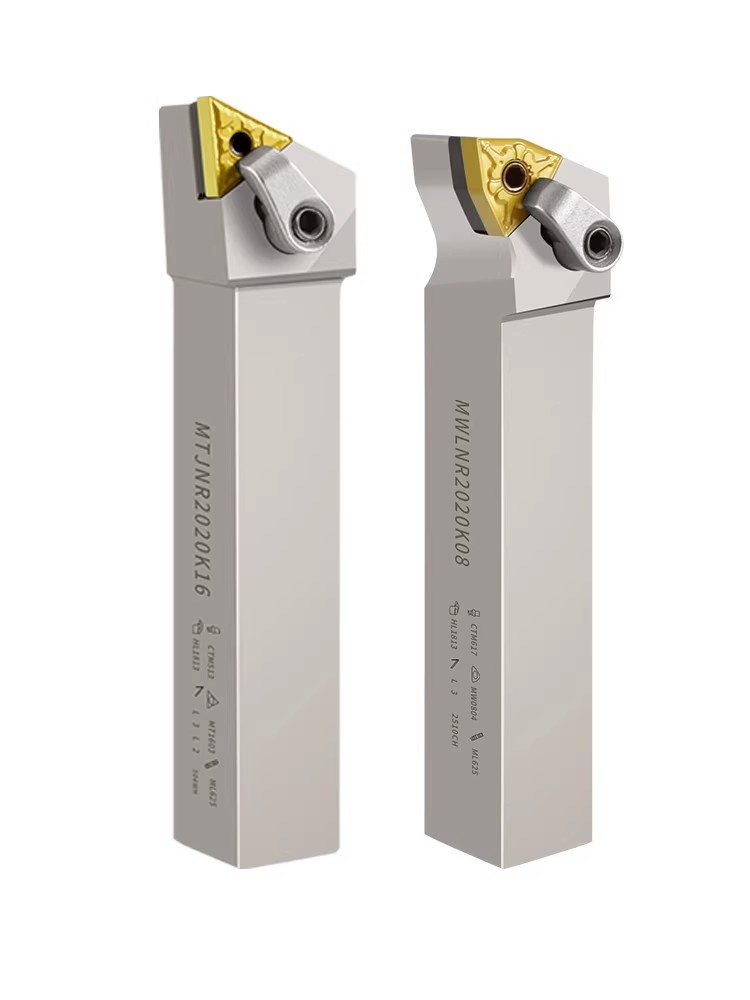 Suporte de Ferramenta CNC em Aço de Molas, Ferramenta de Torneamento Externa Anti Vibração, Suporte de Ferramenta de Fixação para Torno de Diâmetro Externo Mwlnr Mtjnr Mvjnr