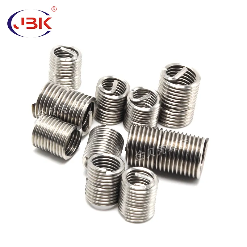 Inserções Rosqueadas em Aço Inoxidável com Fechadura de Chave e Roscas Unc 1 / 4-20