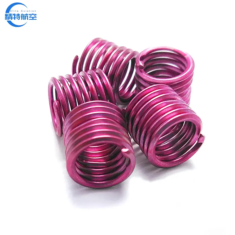 Métrica M3 Inserto de Rosca de Aço Inoxidável 304 Sem Lateral para Reparação de Rosca