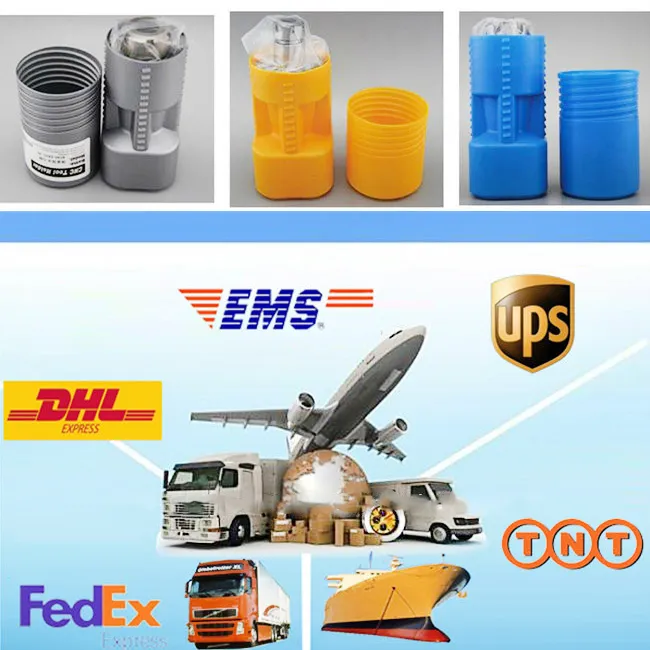 Embalagem e envio de suportes CNC