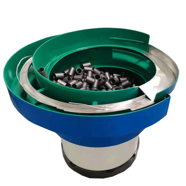 Alimentador vibratório em forma de tigela para montagem de eletrodomésticos de mesa