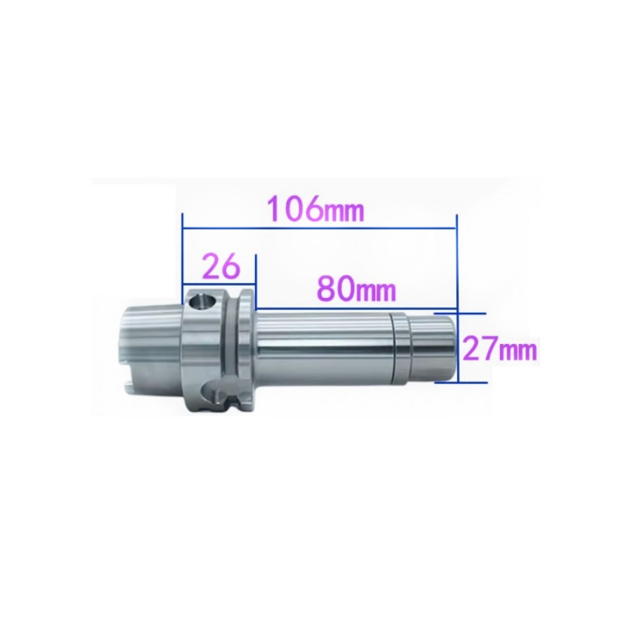 Mandril Collet Durável Hsk63A com Antivibração para Suporte de Ferramenta de Processamento de Metal