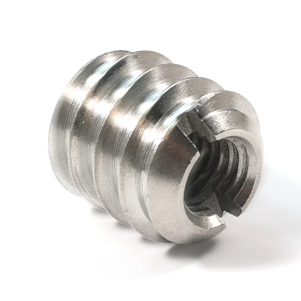 M2 M3 M4 M5 M6 M8 Bushing de Inserção Rosqueada Auto-Perfuração Acme Steel 302 Parafuso Fenda Reparação de Fio Inserto de Rosca à Esquerda em Latão